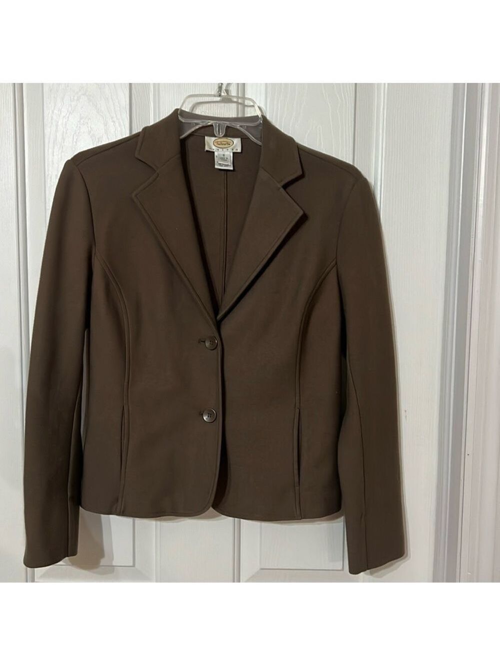 Talbots blazer brown. Unlined. Size S